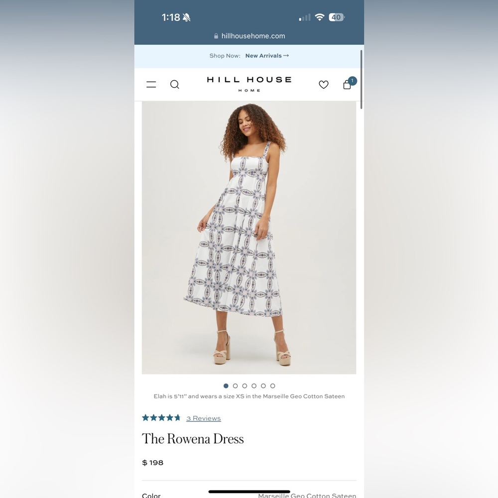 Hillhouse Rowena Dress